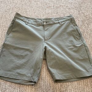 lululemon athletica Sage Green Hybrid Shorts